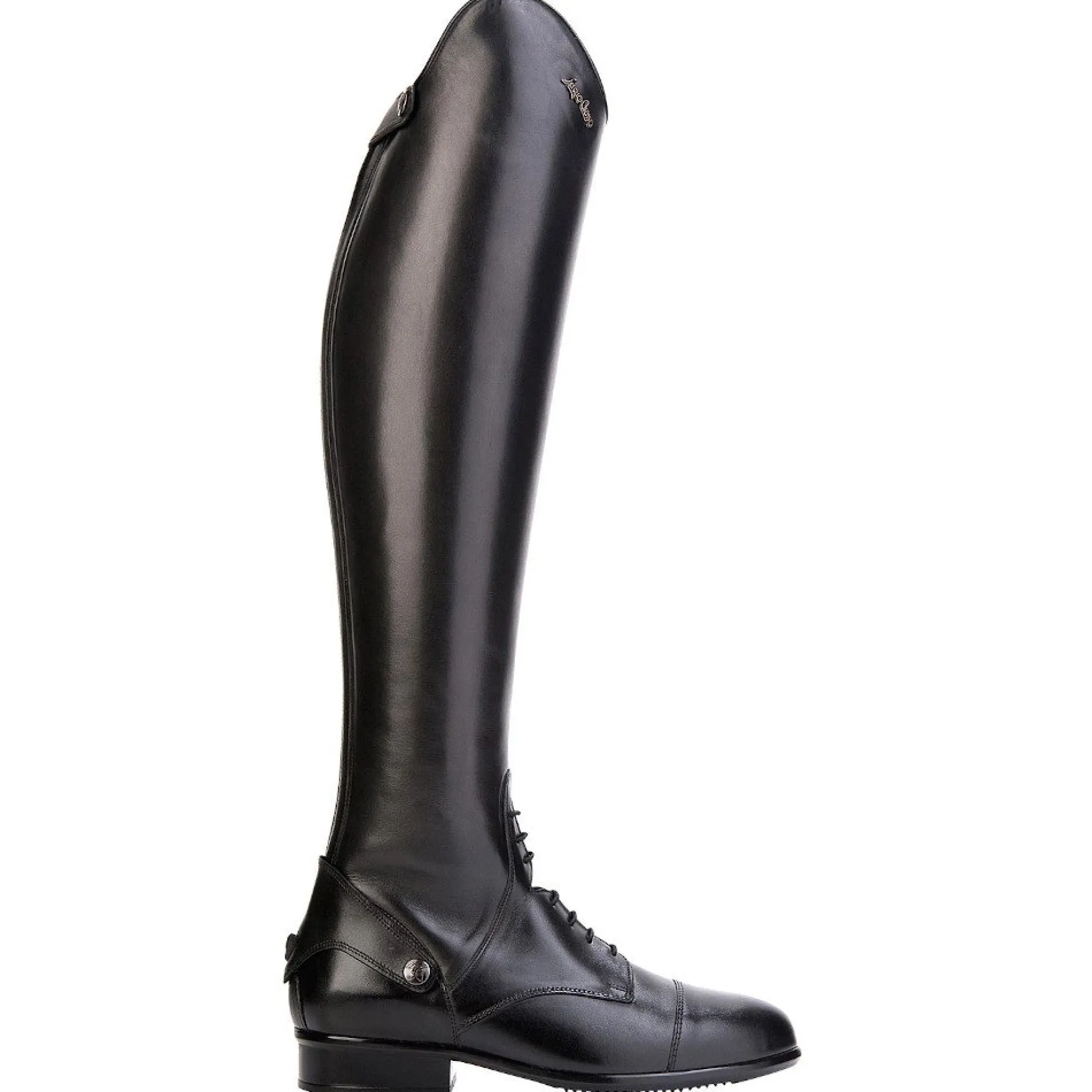 Reitstiefel Verona, Lederreitstiefel, Damen, Herren, Schwarz