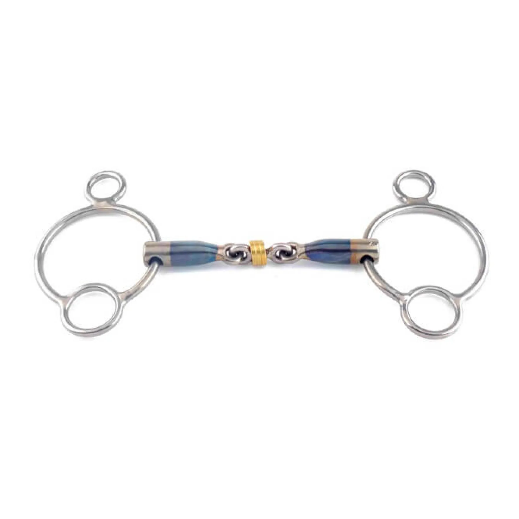 2,5-Ring Gebiss, mit Messingringen, Sweet Iron