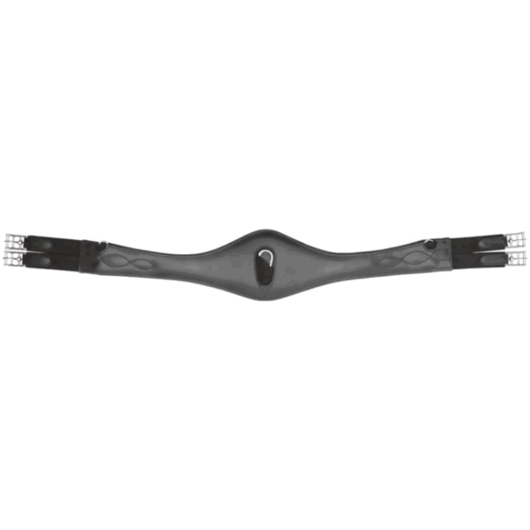 Sattelgurt Shape mit Elast, Langgurt, Leder