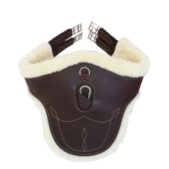 Sattelgurt, Stollengurt, Springgurt, mit Kunstfell