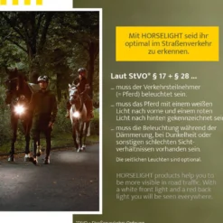 Sattelhusse Horselight, rote Leuchte