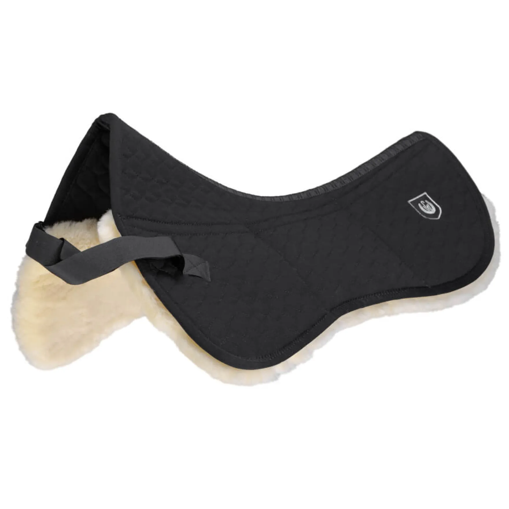 Sattelpad Ultra Triple Tasche mit hohem Widerrist, Lammfellpad