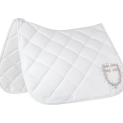 Schabracke Glitzerstein Logo, Dressurschabracke