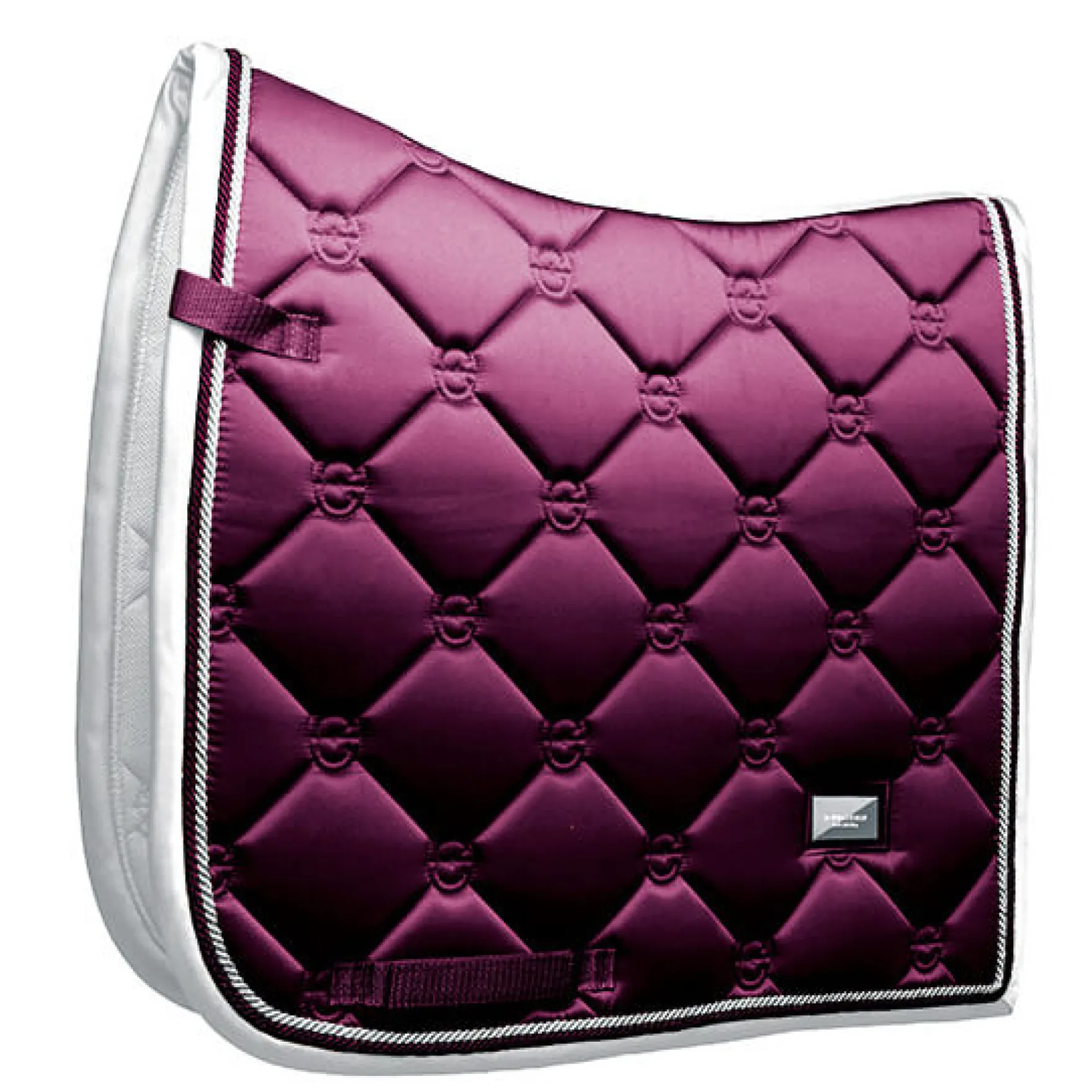 Schabracke Purple White Edge, Dressurschabracke
