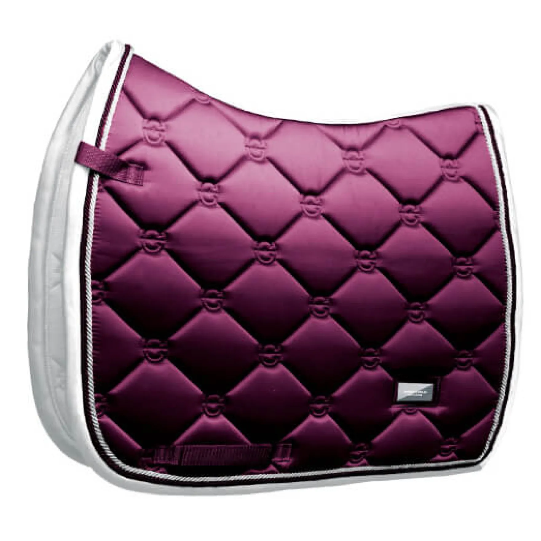 Schabracke Purple White Edge, Dressurschabracke