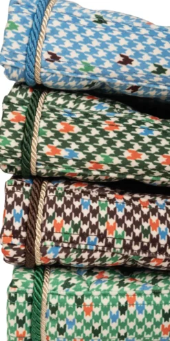 Schabracke Velvet Pied-de-Poule, Dressurschabracke