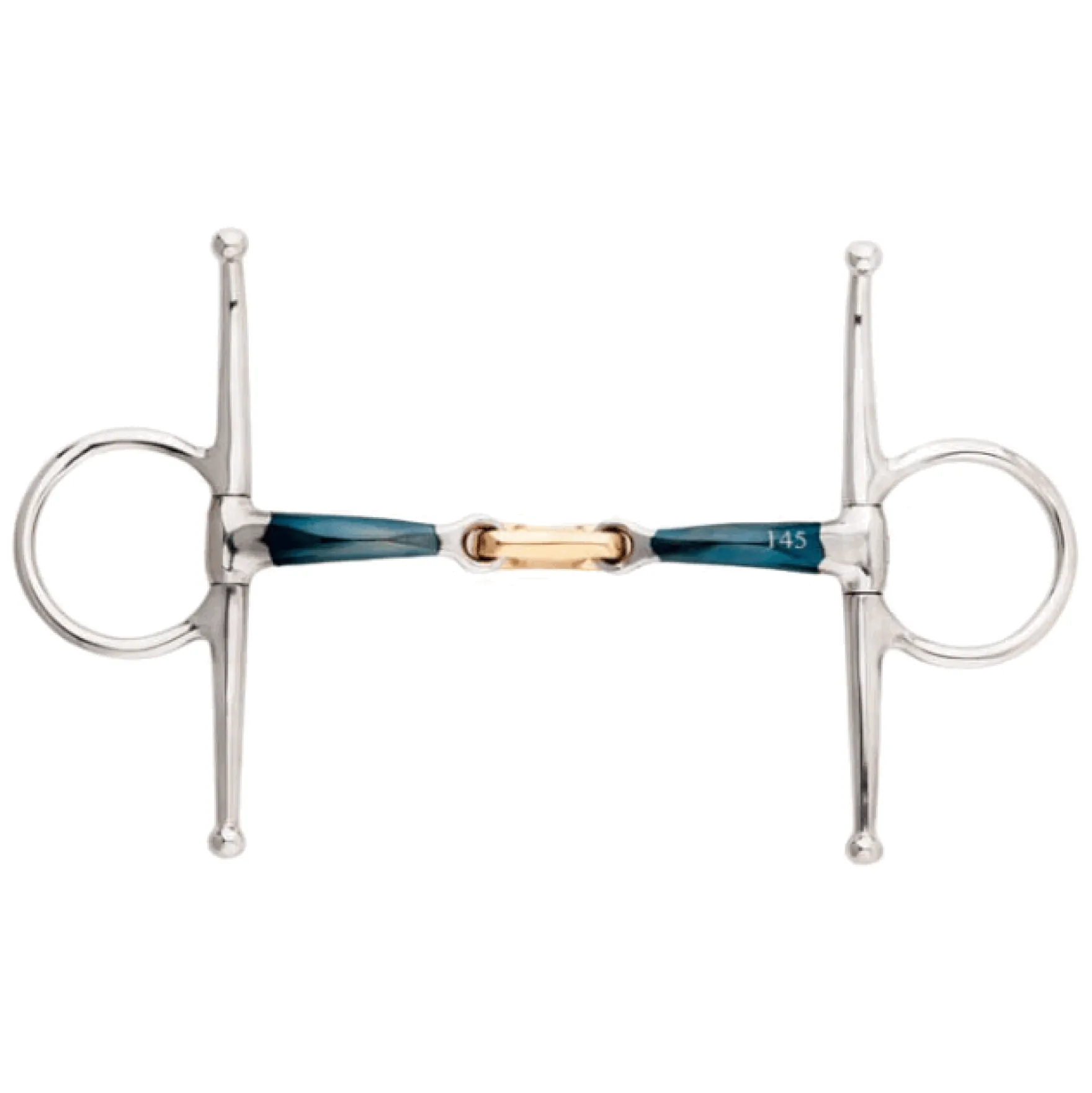 Schenkeltrense Ergonomic, doppelt gebrochen, 14 mm