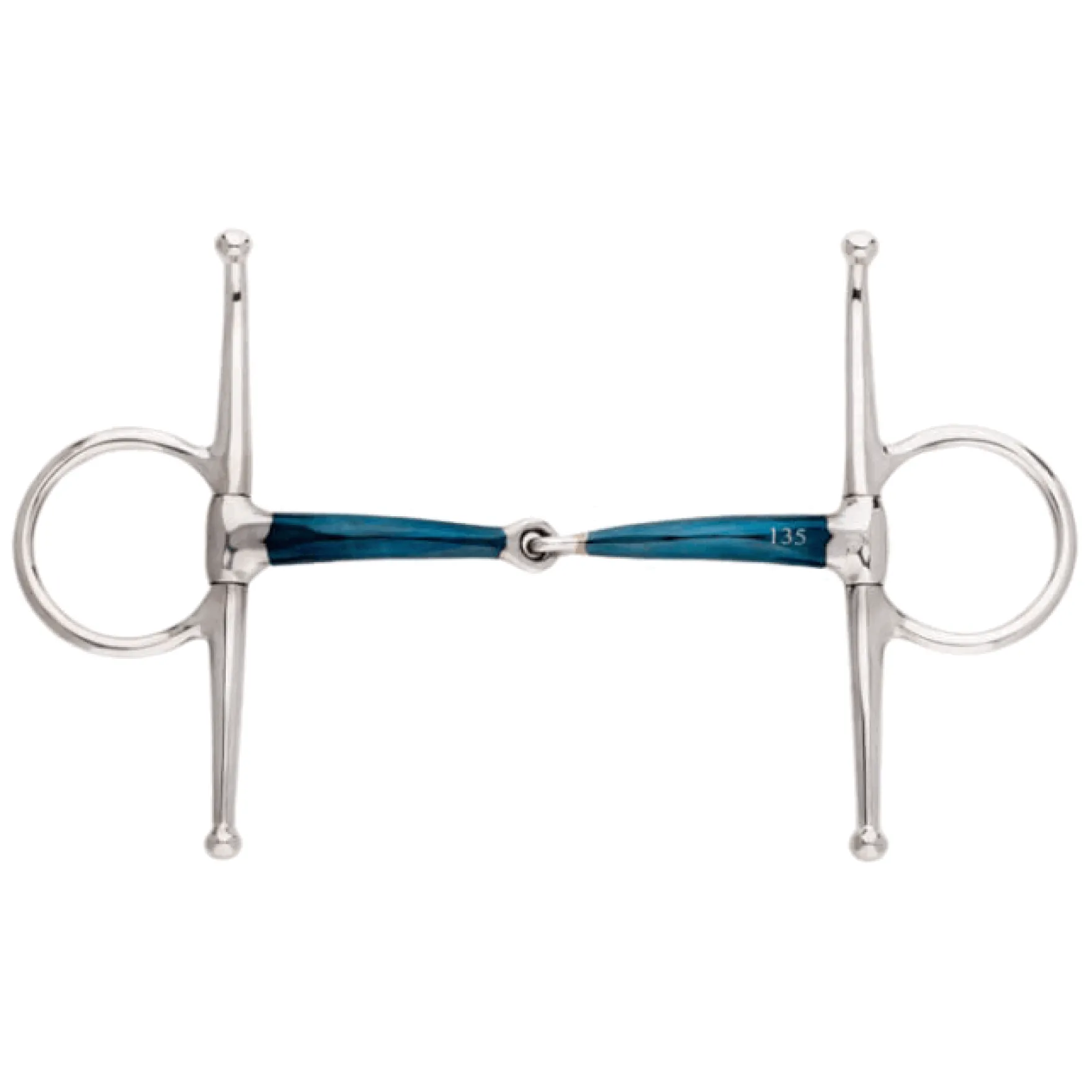 Schenkeltrense Ergonomic, einfach gebrochen, 14 mm
