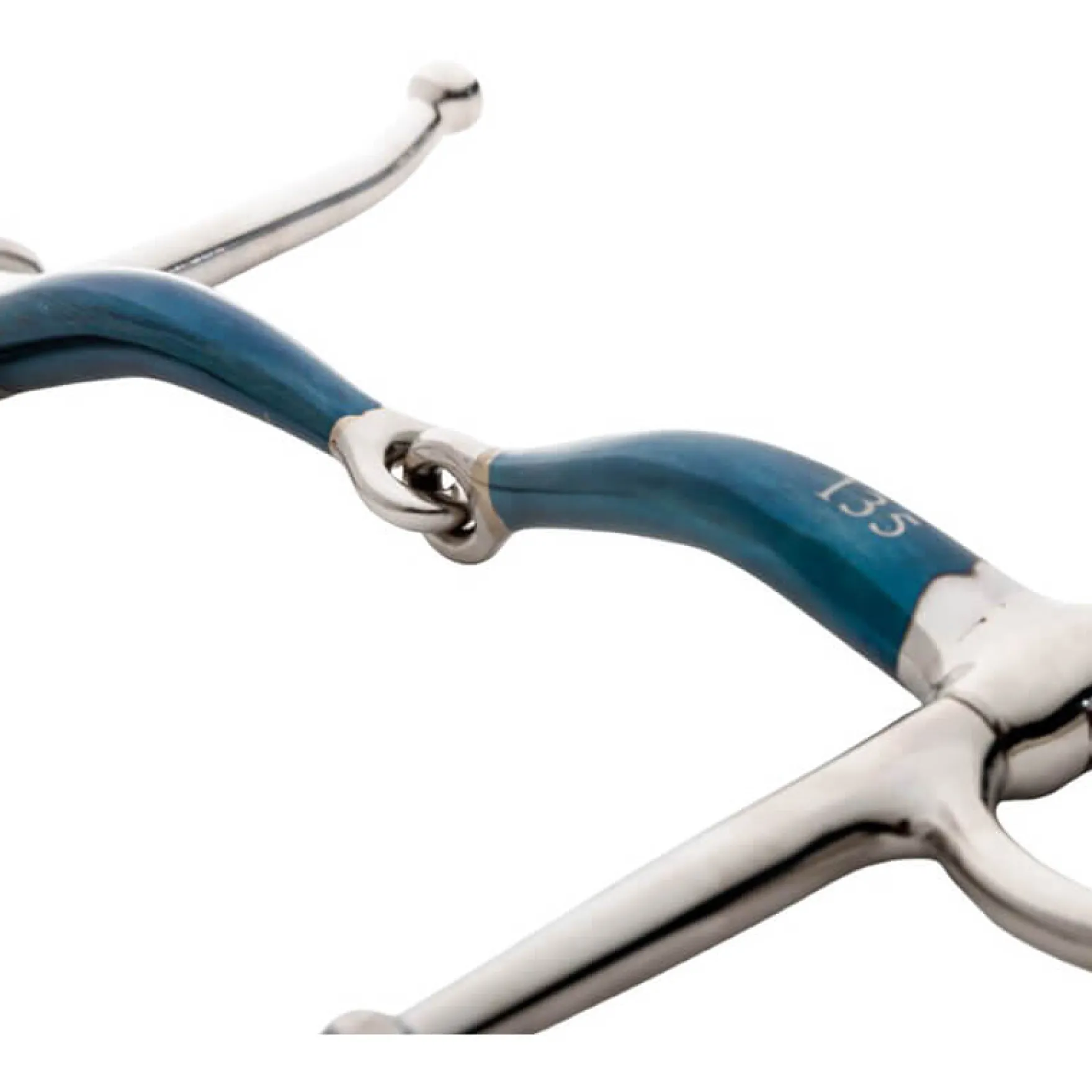 Schenkeltrense Ergonomic, einfach gebrochen, 14 mm
