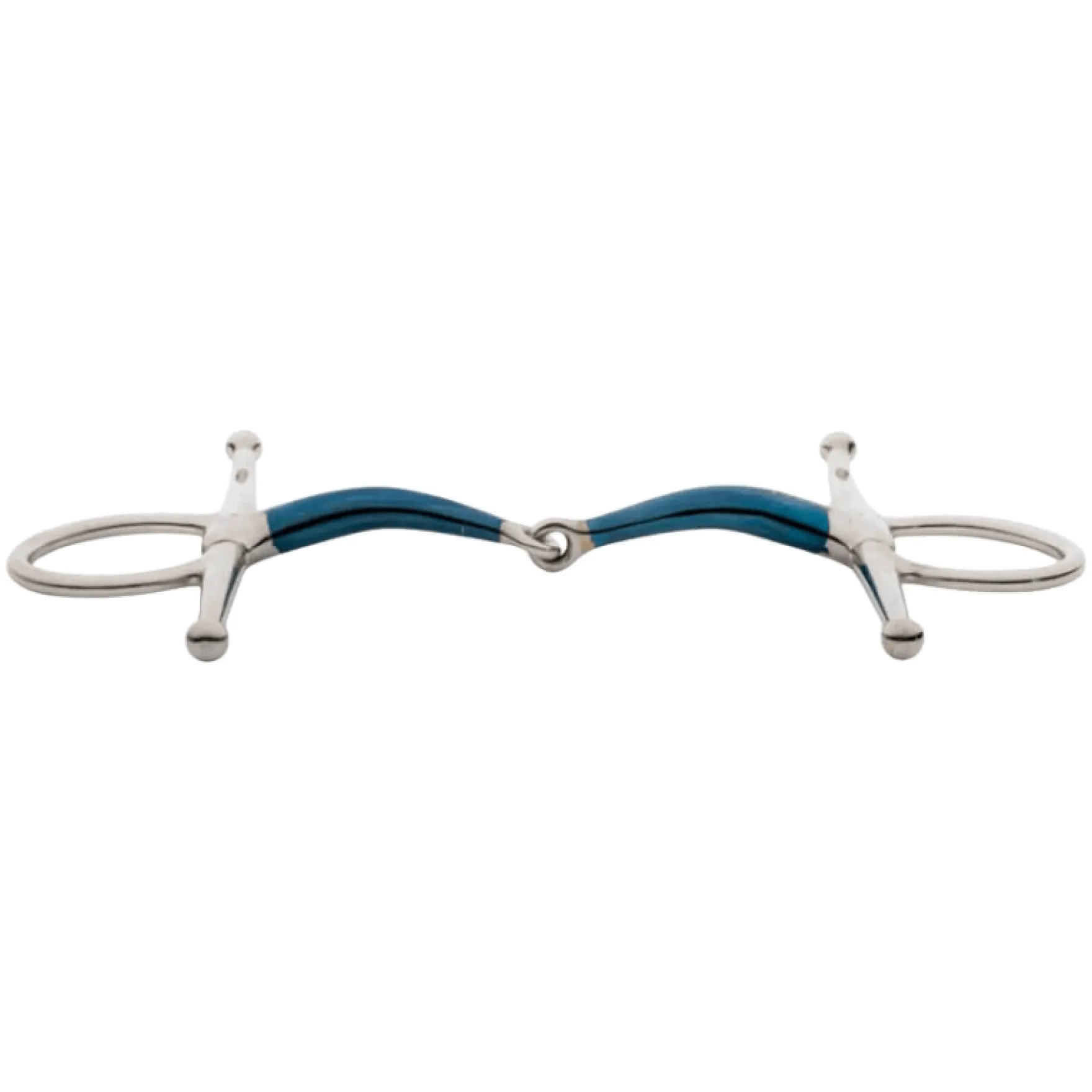 Schenkeltrense Ergonomic, einfach gebrochen, 14 mm
