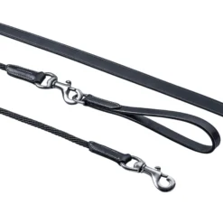 Schlaufzügel, Leder