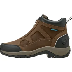 Schuhe Damen Terrain Zip, wasserdicht, Stallschuhe