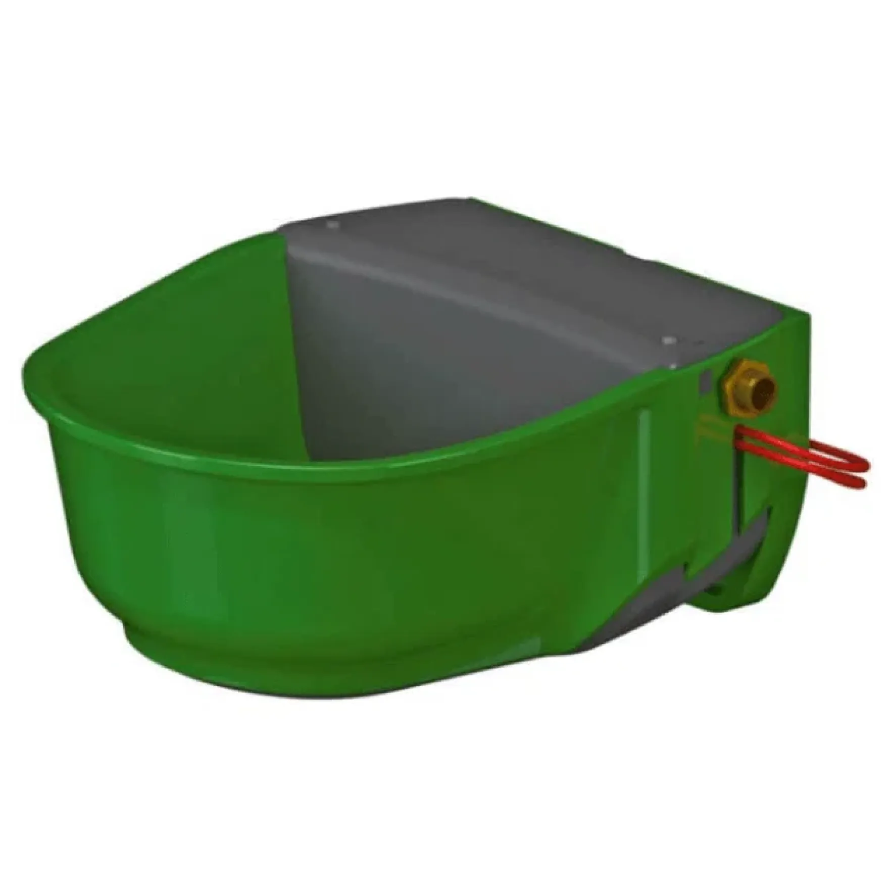 Schwimmer-Tränkebecken heizbar SH30, 73 Watt, 230 V, mit Rohrbegleitheizung, G 1/2 "