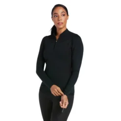 Shirt Damen Ascent 1/4 Baselayer FS23, Trainingsshirt, langarm