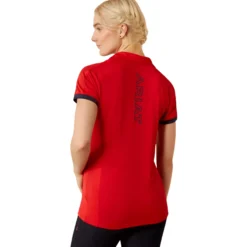 Shirt Damen Bandera 1/4 Zip, Poloshirt, kurzarm