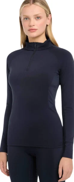 Shirt Damen Carmine Base Layer HW24, Trainingsshirt, langarm