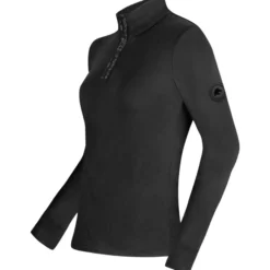 Shirt Damen Esthal, Funktions-Zip-Shirt, langarm