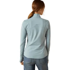 Shirt Damen Gridwork 2.0 1/4 Baselayer HW25, Trainingsshirt, langarm