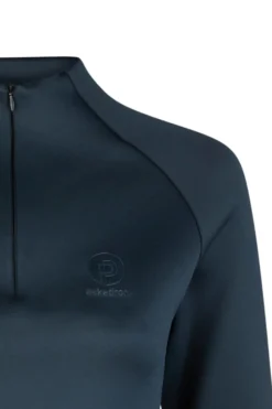 Shirt Damen Half-Zip Platinum HW24, Trainingsshirt, langarm