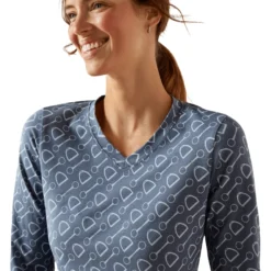 Shirt Damen Hardware Print HW25, langarm