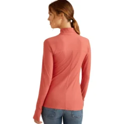 Shirt Damen Lowell 3.0 1/4 Zip HW24, Trainingsshirt, langarm