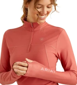 Shirt Damen Lowell 3.0 1/4 Zip HW24, Trainingsshirt, langarm