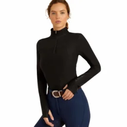 Shirt Damen Lowell 3.0 1/4 Zip, Trainingsshirt, langarm