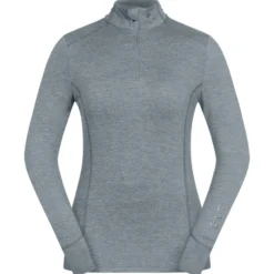 Shirt Damen Milano HW25, Trainingsshirt, Funktions-Zip-Shirt, langarm