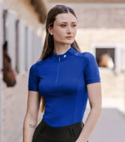 Shirt Damen Nancy FS25, Funktions-Zip-Shirt
