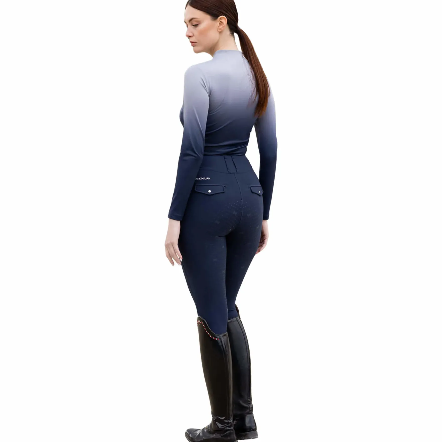 Shirt Damen Ombré Base Layer, Trainingsshirt, langarm