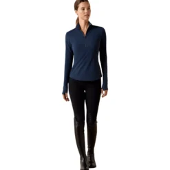 Shirt Damen Solveil 1/2 Zip FS26, UV-Shirt, Trainingsshirt, Baselayer, langarm