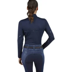 Shirt Damen Sports HW25, Trainingsshirt, Zip-Shirt, Funktionsshirt, langarm
