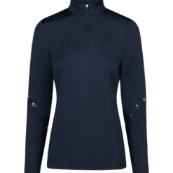Shirt Damen Sports HW25, Trainingsshirt, Zip-Shirt, Funktionsshirt, langarm
