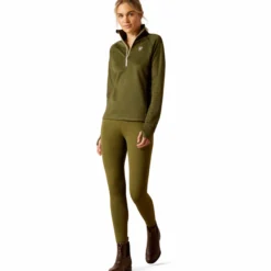 Shirt Damen Tek Team 1/2 Zip HW24, Trainingsshirt, langarm