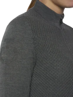 Shirt Damen Wool Knit Honeycomb, Sweatshirt
