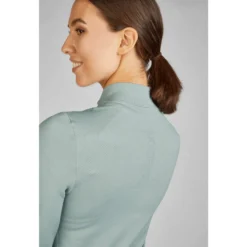Shirt Damen Zip Seamless Classic Sports Fanatics FS24, Trainingsshirt, langarm