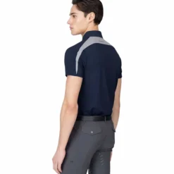 Shirt Herren Court, Trainingsshirt, Trainingspolo, kurzarm