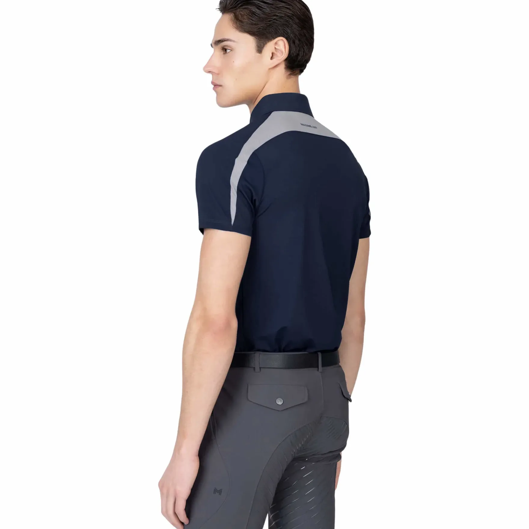 Shirt Herren Court, Trainingsshirt, Trainingspolo, kurzarm