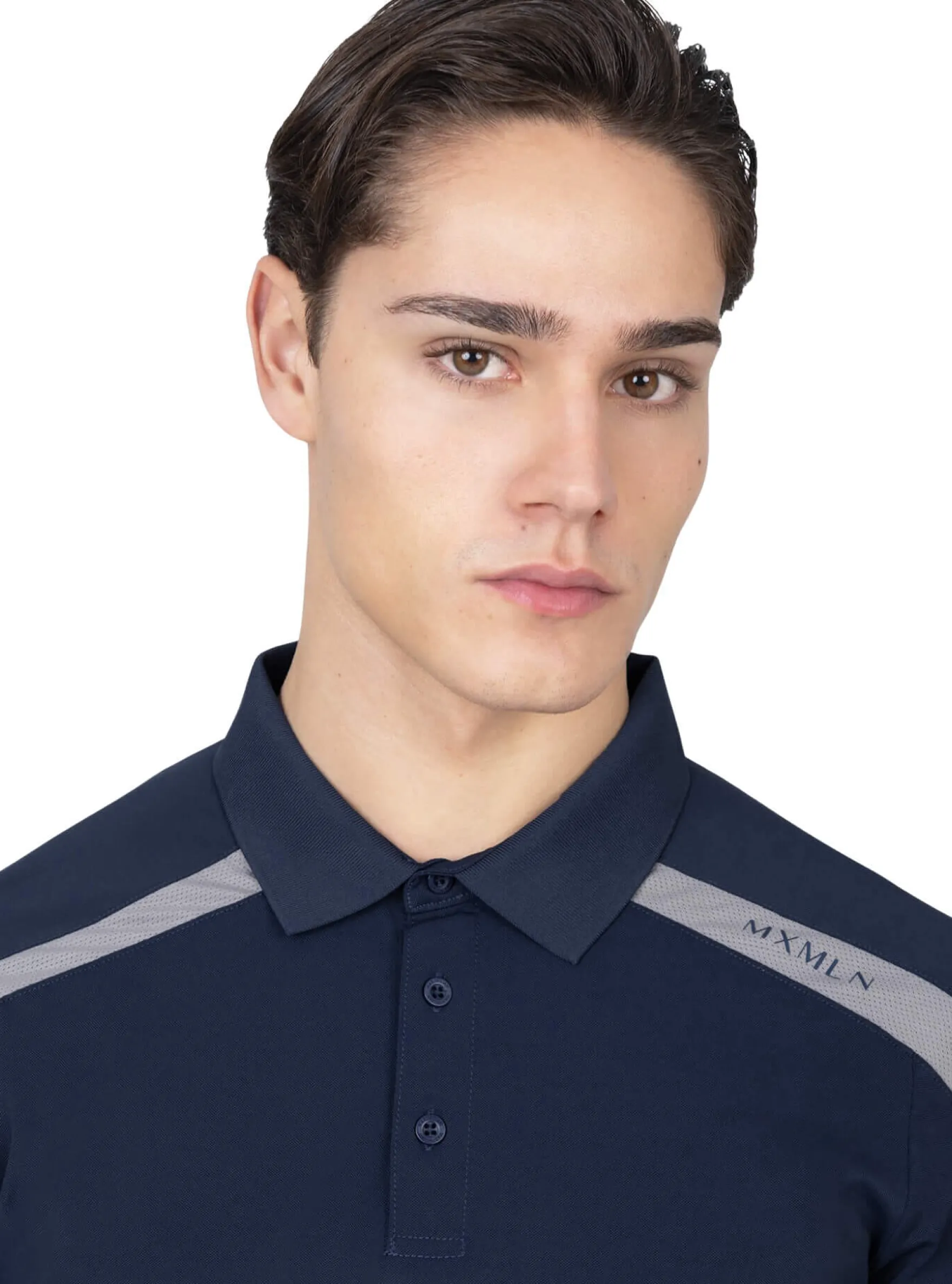 Shirt Herren Court, Trainingsshirt, Trainingspolo, kurzarm