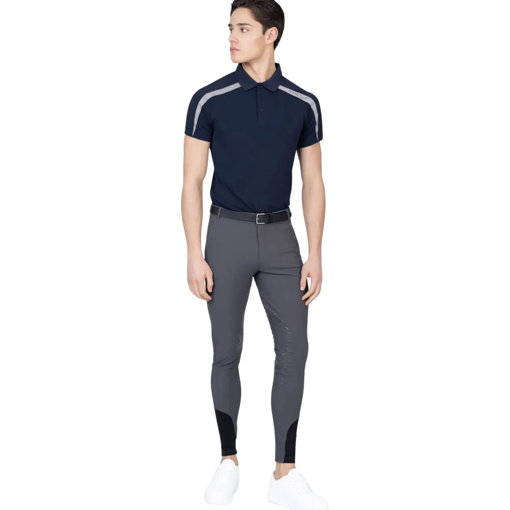Shirt Herren Court, Trainingsshirt, Trainingspolo, kurzarm