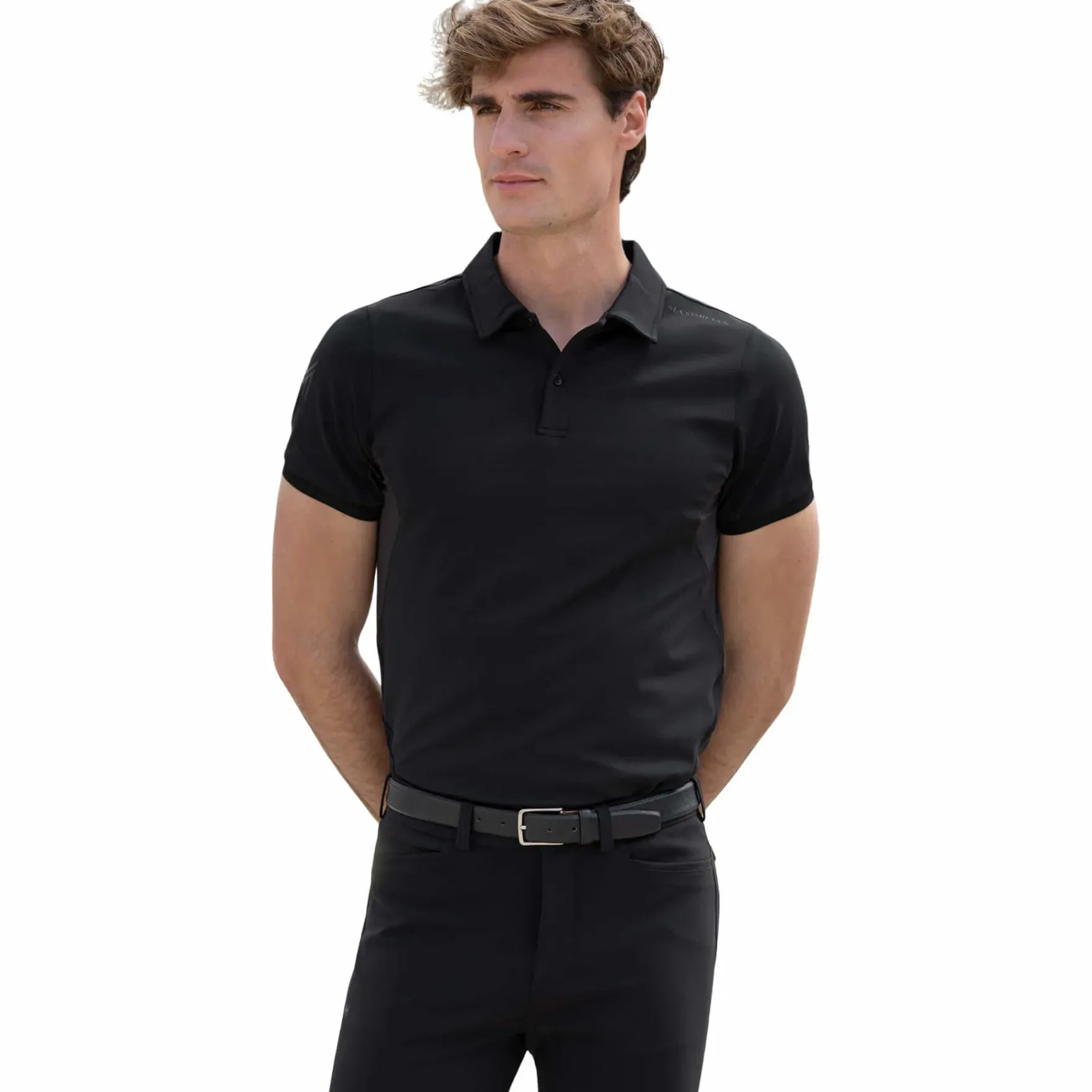Shirt Herren Cross, Poloshirt, Mesh, kurzarm