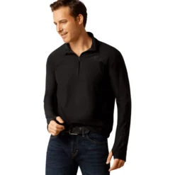 Shirt Herren Lowell 3.0 1/4 Zip, Trainingsshirt, langarm