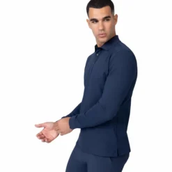 Shirt Herren Volt, Trainingsshirt, Trainingspolo, langarm