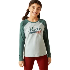 Shirt Kinder Let's Ride, langarm