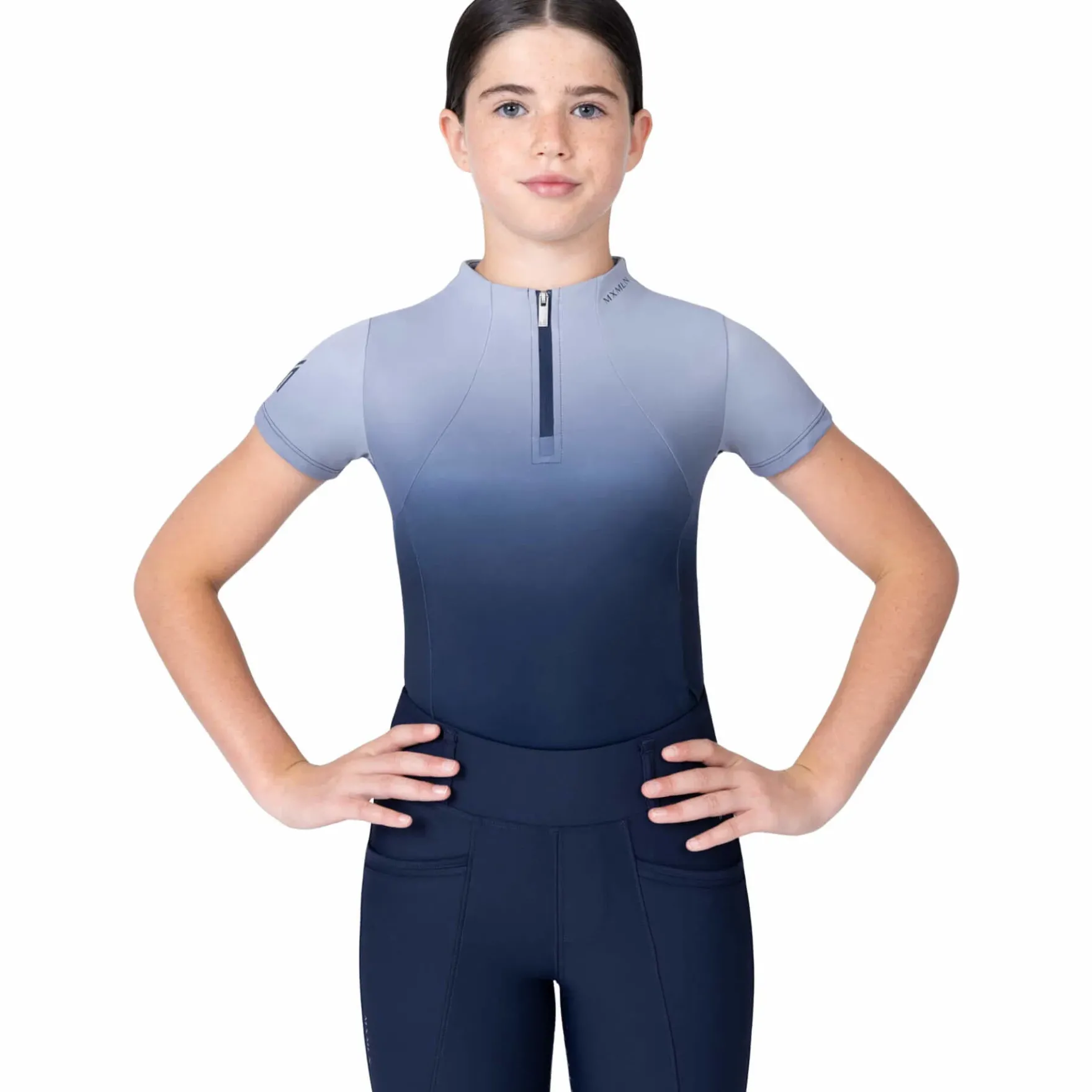 Shirt Kinder YR Ombré, Funktionsshirt, kurzarm