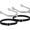 Sporen Set Herren IRHBasic, mit Sporenriemen, abgerundet