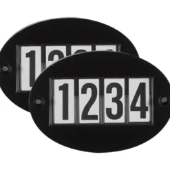 Startnummern IRHBasic Quick-Pin, 4-stellig, 2er Set