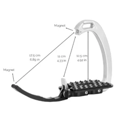 Steigbügel Venice Sloped EVO, Sicherheitssteigbügel, Aluminium