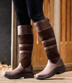Stiefel Damen Oakland, Winterstiefel, Lederstiefel