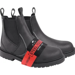 Stiefeletten Damen Secura, Jodhpurstiefeletten, mit Sicherheits-Stahlkappe, Leder